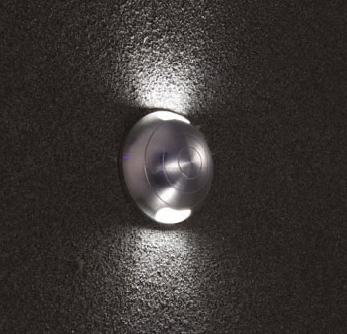 Moderne indirekte Wandaußenbeleuchtung reinweiß 2fach NEMD09