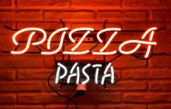 PIZZA - Neon-Schriftzug -Vintage